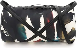 Alexander McQueen Graffiti Watercolor Print Gym Bag