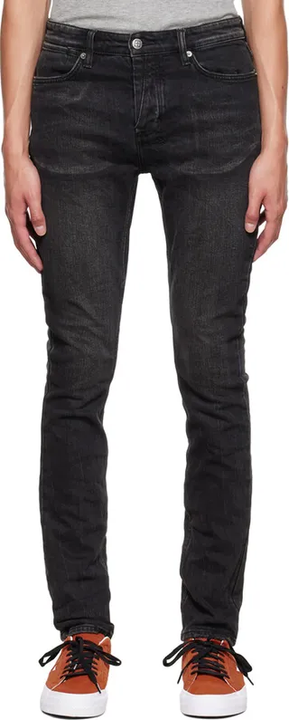 Ksubi Black Van Winkle Smoke Bomb Jeans