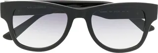 Logo-Plaque Square-Frame Sunglasses