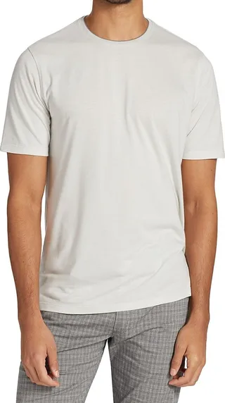 Contrast Trim Knit Tee