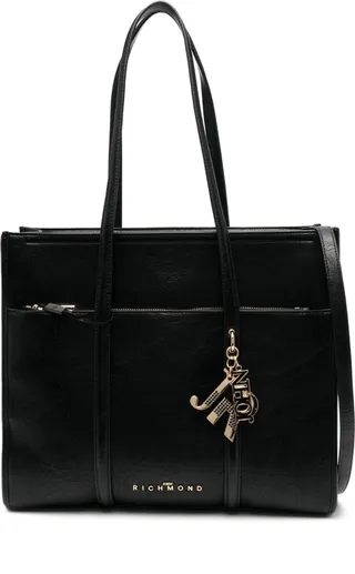 Logo-Charm Tote Bag
