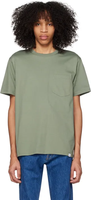 NORSE PROJECTS Green Johannes T-Shirt