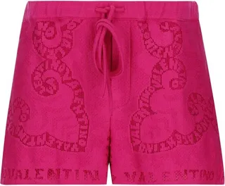 Valentino Guipure Drawstring Shorts