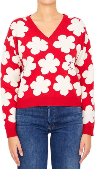 Kenzo V-Neck Long-Sleeved Jumper