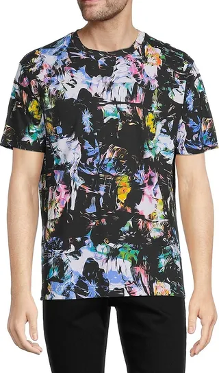 Scyamore Abstract Print Tee
