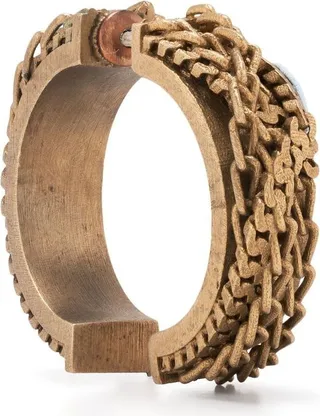 Chain-Ling Hoop Earring