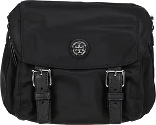 Tory Burch Logo Plaque Small Messenger Bag