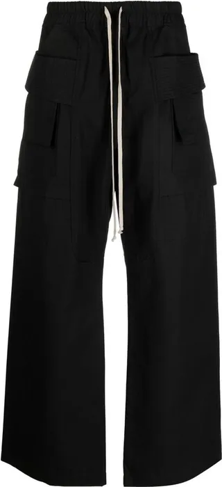 Wide Leg Cargo Trousers