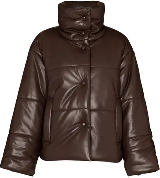 Hide puffer jacket