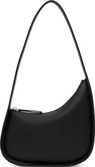 The Row Black Half Moon Bag