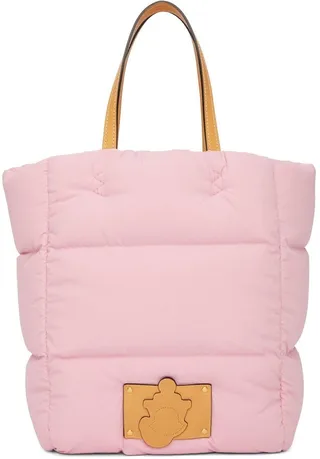 Moncler Genius 1 Moncler JW Anderson Pink Down Quilted Tote