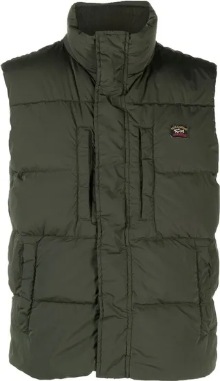 Logo-Patch Padded Gilet