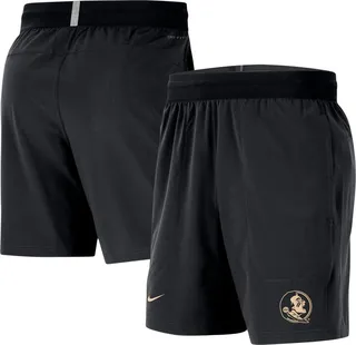 Men's Nike Black Florida State Seminoles Player Performance Shorts