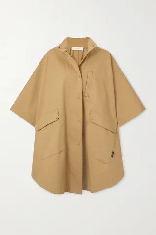See By Chloé - Cotton-gabardine Cape - Neutrals