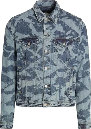 Wrinkled Denim Jacket