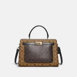 Lane Carryall In Blocked Signature Canvas
