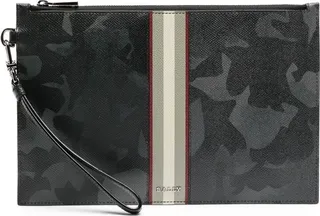 Logo-Plaque Clutch Bag