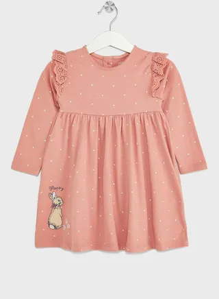Kids Polka Dot Midi Dress