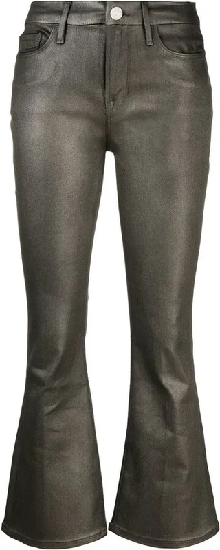 Mid-Rise Cropped Trousers