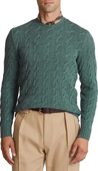 Cashmere Cable-Knit Sweater