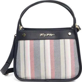 Quinn Stripe Print Crossbody Bag