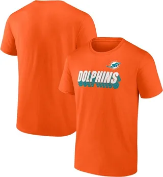 Men's Fanatics Branded Orange Miami Dolphins Strike Back T-shirt