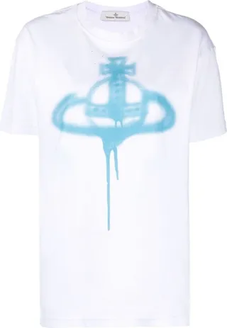Orb Spray-Print T-Shirt