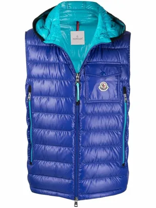 Ragot logo-patch padded gilet