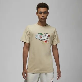 Men's Jordan Artist Series by Jacob Rochester T-Shirt in Brown