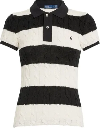 Polo Ralph Lauren Cable-Knit Polo Shirt