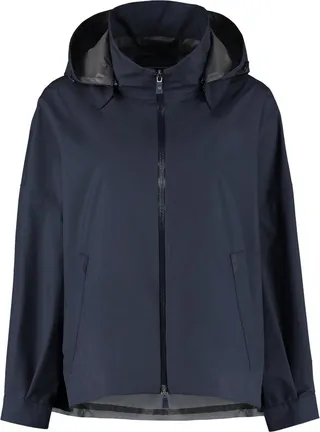 Herno Long-Sleeved Hooded Jacket