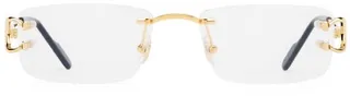 Cartier Rectangle Frame Glasses