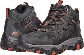 SKECHERS Relaxed Fit Pine Trail - Gotera (Black) Men's Shoes