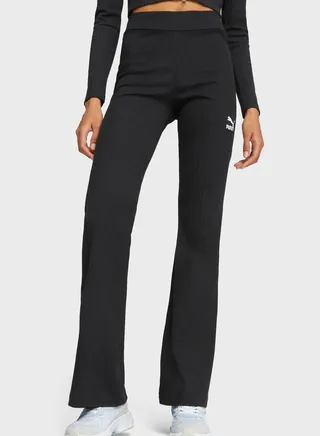 Classics Ribbed Flared Leggings