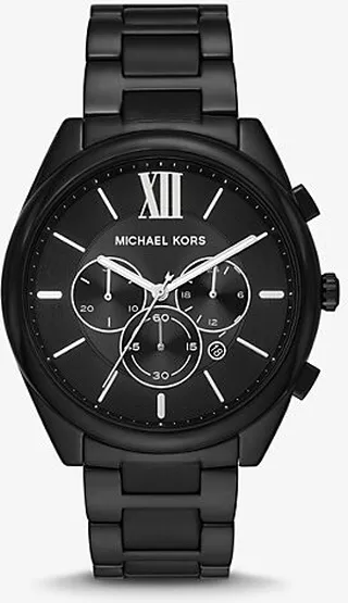 Oversized Janelle Black-Tone Watch
