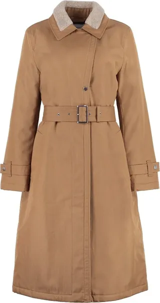 Woolrich Belted Long-Sleeved Trench Coat