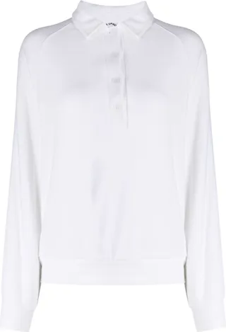 Zinnia terry polo shirt