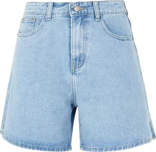 Organic Cotton Denim A-line Shorts Denim Shorts Blue