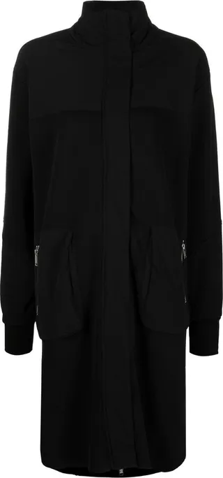 High-Collar Mid-Length Parka