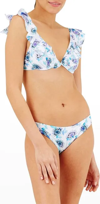 Flash Flow Ruffled Bikini Top