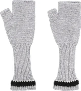 Fingerless Knit Gloves