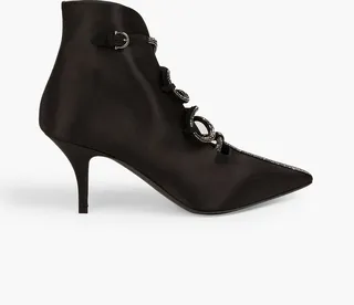 Ciconia embellished satin ankle boots