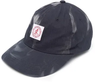 Smoke-Effect Print Logo Baseball Cap