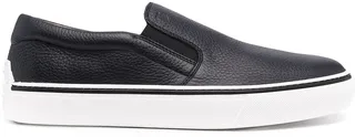Slip-On Leather Sneakers