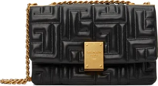 Balmain Black 1945 Shoulder Bag
