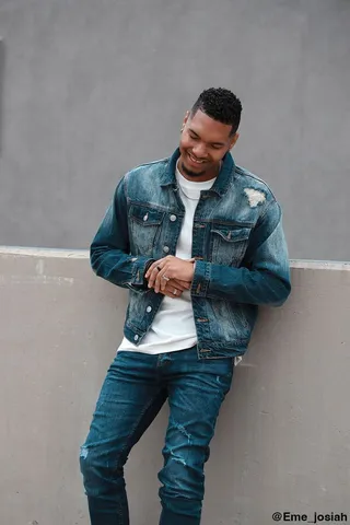 Distressed Stone Wash Trucker Jacket