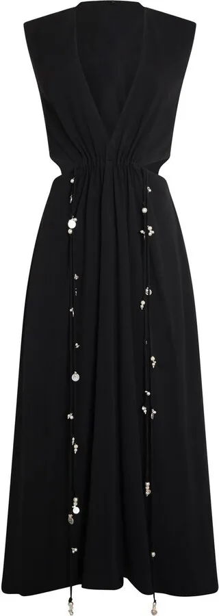 Ayubi gathered midi dress