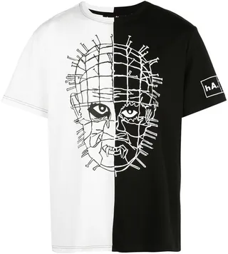 Split In Half Pin graphic T-shirt