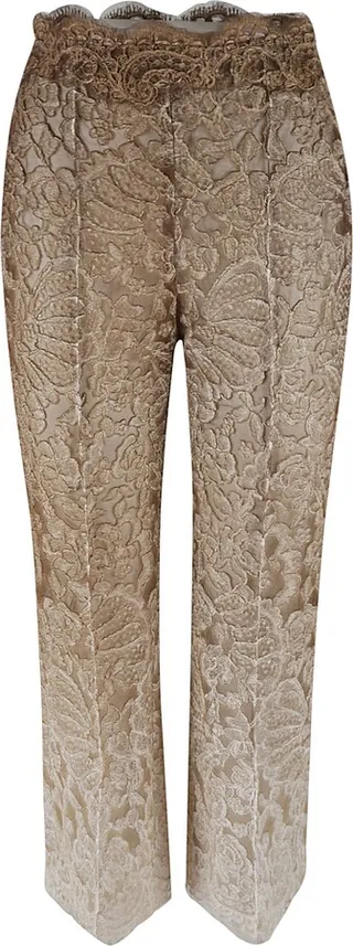 Laced High Waist Trousers