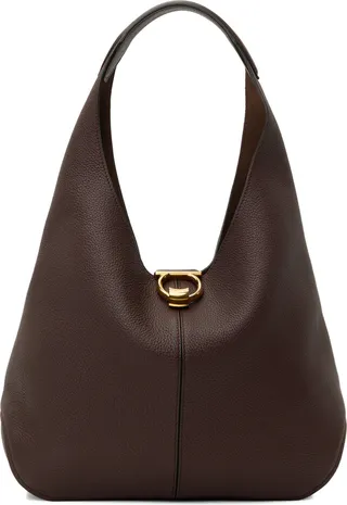 Ferragamo Brown Margot Shoulder Bag